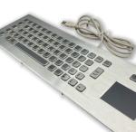 Buy cheap IP65 / IK07 Panel Mount Keyboard Stainless Steel Industrial Keyboard 2 Keys Touch Pad from wholesalers