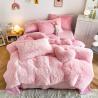 Buy cheap NO Customization Required Morden Luxury Jade Pink Shaggy Warm Mink Velvet Bedding Set from wholesalers
