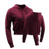 Buy cheap Oem Factory Manufacturer Custom Logo Zipper Crop Top with High Waist Breathable Yoga Athletic Jacket from wholesalers