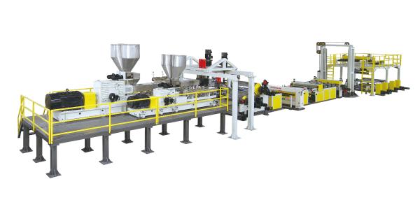 Buy cheap Twin Screw Dry-free Vented PET Sheet Production Line from wholesalers