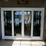 Custom Modern PVC Patio Double Sliding Door Balcony Double Tempered Glass Door