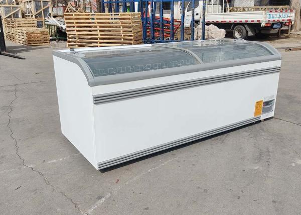 Buy cheap Supermart Island Chest Display Freezers 2.5 Meters R290 Static Cooling from wholesalers