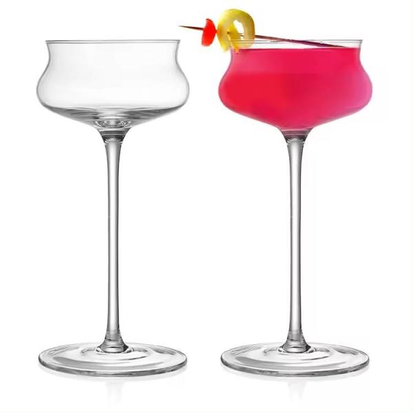 Buy cheap 10 Oz Custom Clear Cocktail Glass Martini Glasses Bar Glassware from wholesalers