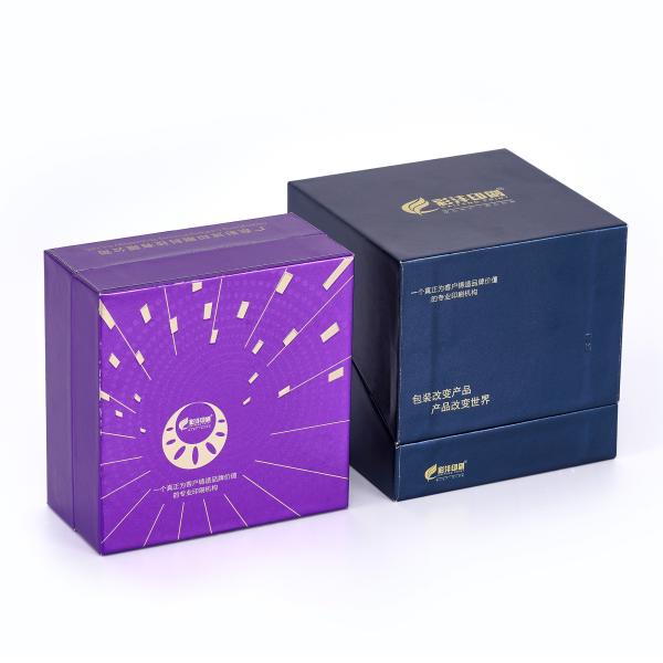 Buy cheap Eco Friendly Flip Hard Cardboard Cosmetic Packaging Boxes With Foam EVA from wholesalers