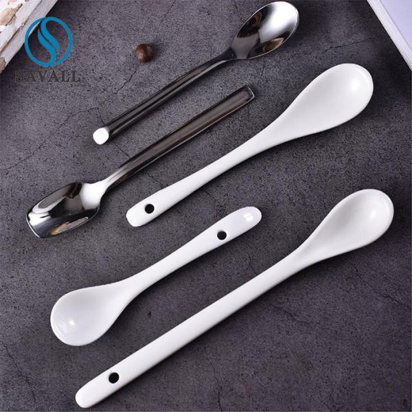 Buy cheap Chinese Porcelain Soup Spoons Stainless Steel Serving Spoons from wholesalers