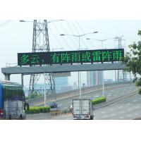 Buy cheap Fixed Electronic Full Color Video Advertising LED Traffic Signs Brightness ≥6000 product