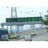 Buy cheap Fixed Electronic Full Color Video Advertising LED Traffic Signs Brightness ≥6000 cd/sqm from wholesalers