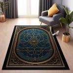 Rectangle Arabic Printed Worship Mat National Style Prayer Floor Carpet Rug 80
