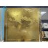 Buy cheap Luxury Pure Gold Colour Floor Tiles 11mm With Sand Elements For Villa Bathroom Ktv from wholesalers