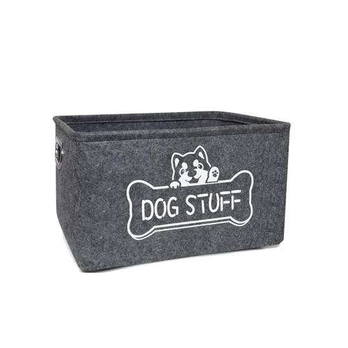 Buy cheap Household Dog Cat Pet Toy Storage Bin With Metal Handles from wholesalers