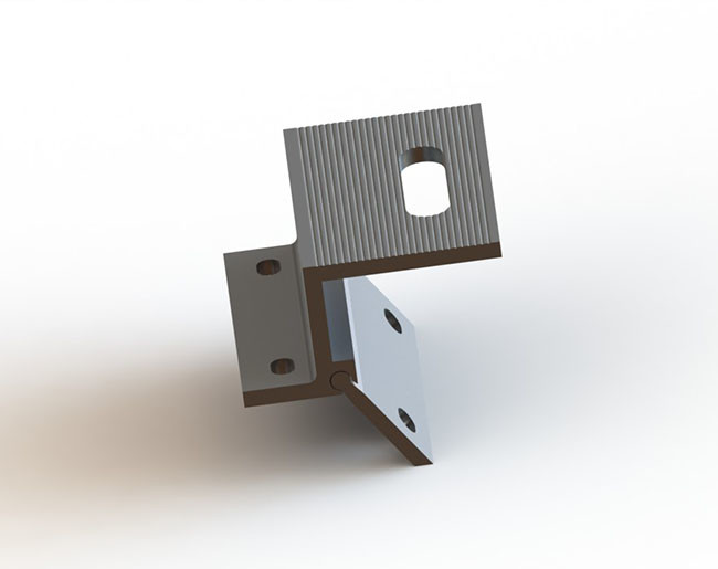 Adjustable Clamp Solar Panel System , Solar Panel Mounting Bracket T5 State
