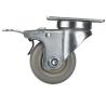 Buy cheap Iron Brake PVC Caster Wheels 130KG M12 Threaded Stem Caster Flat Steering from wholesalers