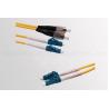 Buy cheap Pink MM Fiber Optic Patch Cord Duplex LC Connector Customized Length from wholesalers