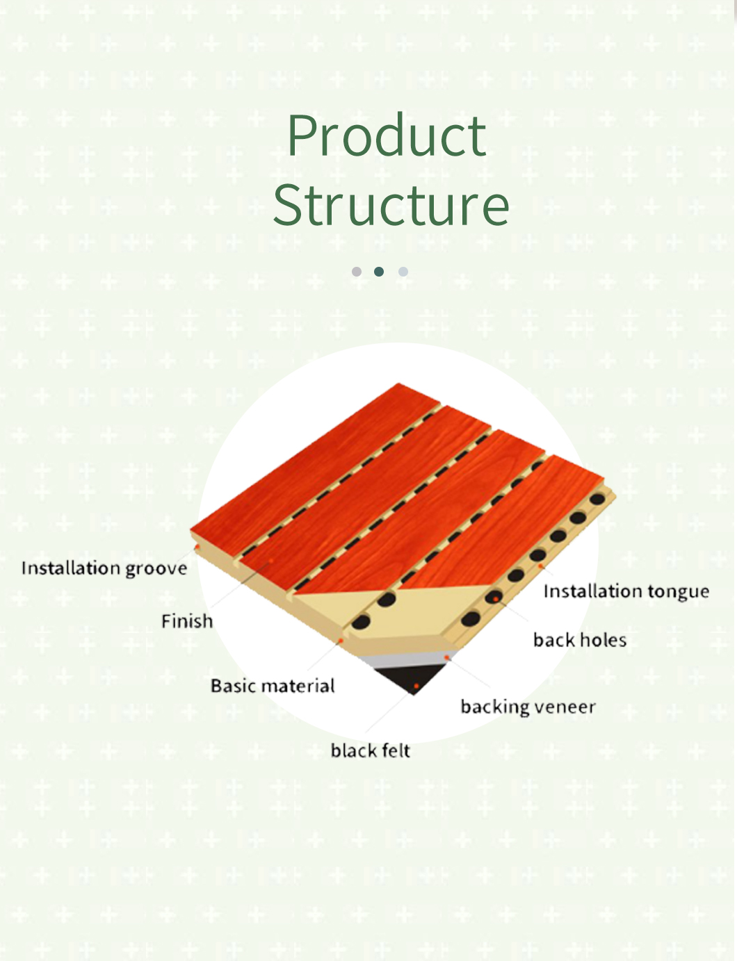 Customized Colorful Acoustic Wall Panels Wood For Interior Decorating
