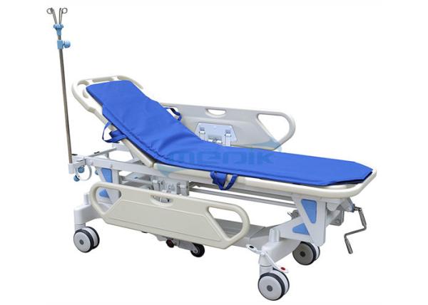 Buy cheap Hospital Manual Patient Transport Stretcher PP Side Rails Hydraulic Emergency from wholesalers