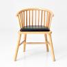 Buy cheap Leather and Solid Wood Chairs For Dining Room / Living Room Customized from wholesalers