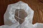 Dark Blue Disposable Protective Coverall Tyvek Material Support Customized Logo