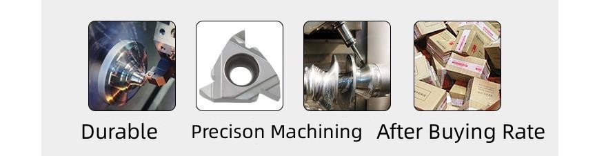 Polished Tungsten Carbide Threading Insert for Aluminum