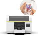 A3 UV Printer For Roll Material Flatbed Cylindrial Bottles Phone Case Printing