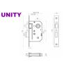 Buy cheap 3 Lever Sliding Bathroom Lock Brass / Steel Chrome Plated 5mm Bathroom Turn Follower from wholesalers