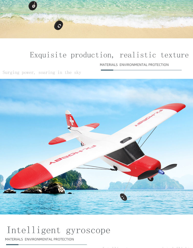 8-13 Year Olds' Favorite 2.4GHz Remote Control Stunt Glider Foam Aircraft Toy with Brushless Motor 200M Remote Distance
