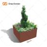 Buy cheap Metal Bending Rusty Corten Steel Planter Box In The Outdoor Patio from wholesalers