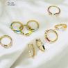 Buy cheap 18k Gold Plated Adjustable Cubic Zirconia Water Drop Rings For Women Jewellery from wholesalers