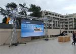 Easy Installation Outdoor LED Screen Rental 5000cd/m2 Brightness 2 Years