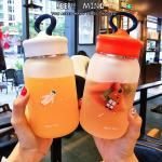 15oz Adults Matte Unbreakable Glass Water Bottle 460ml Customized Logo