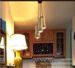 American Rural Retro Bamboo Tube Spotlights Living Room Dining Room Cafeteria