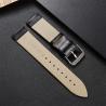 Buy cheap Black brown watchband Leather Men Women Watch Band 12 14 16 18 20 22 24mm Wrist Watch Strap On Belt Bracelet Metal B from wholesalers