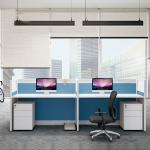Office Call Center Aluminium Furniture Modular 2 Seater Office Workstation Desks