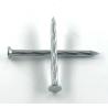 Buy cheap OEM Angular Spiral Steel Nails 45# Carbon Steel Nail Electro Galvanized from wholesalers