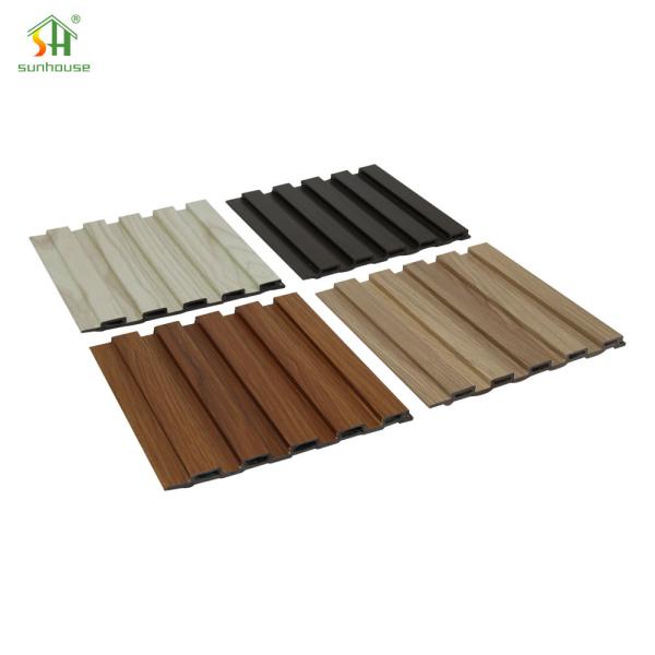 Buy cheap 3000mm WPC Wall Panel / Facade Wall Panel Waterproof For Outdoor Exterior Decorative from wholesalers