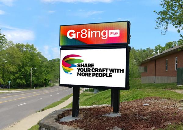 Buy cheap Pole Support P10 LED Display Panel Roadside Outdoor Advertising Sign from wholesalers