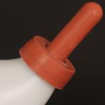107x62mm Calf Feeding Rubber Nipple With Vent Hole Cross Opening For Calf