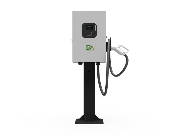 Buy cheap Household And Commercial 20KW 30KW 40KW Post Single-Gun DC Electric Vehicle Fast Charging Pile from wholesalers