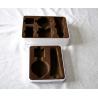 Buy cheap Flocking Plastic Blister Packaging 0.3mm Thick Velvet Jewelry Tray Insert from wholesalers