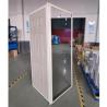 Buy cheap Customized Slimline Aluminium French Doors White Anti Theft from wholesalers