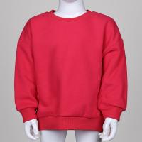 Buy cheap Fleece Fabric Pullover Sweat Shirt Drop Shoulder With Solid Color product
