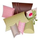 custom pillow gift box Christmas candy packaging pillow box wedding favor pillow