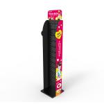 Free Standing Cosmetic Display Stand Kena Metal Pegboard Display Stands