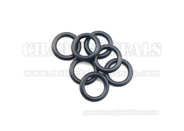 Buy cheap Black Neoprene Rubber O Rings High Tensile Strength Flame Resistance from wholesalers
