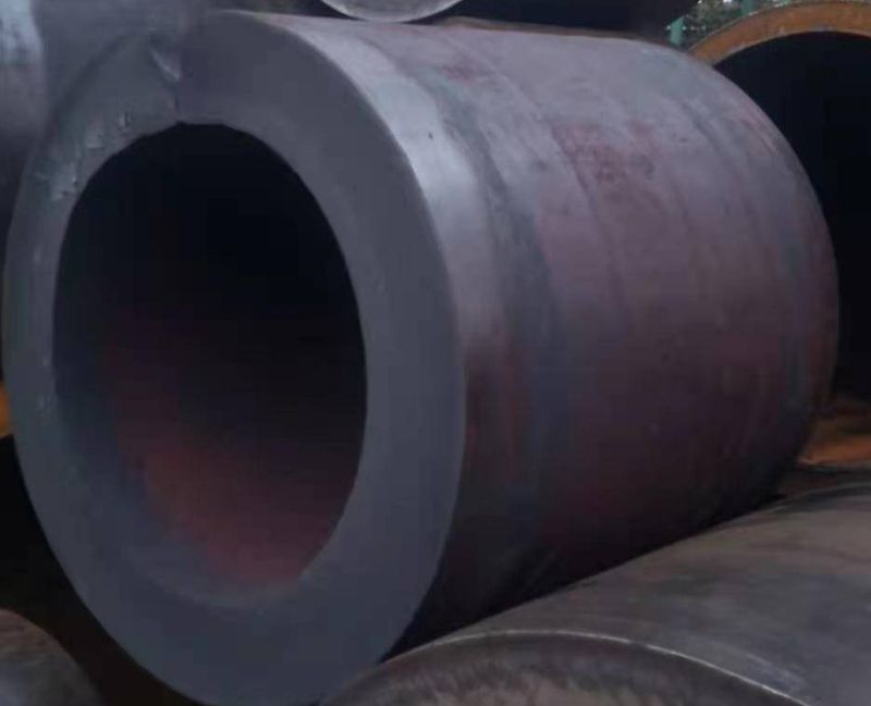 Factory Supply No. 20 Thick Wall Coiled Pipe 45# Pile Driving Thick Wall Welding Pipe Large Diameter Straight Seam Steel Pipe Double-Sided Submerged Arc Pipe