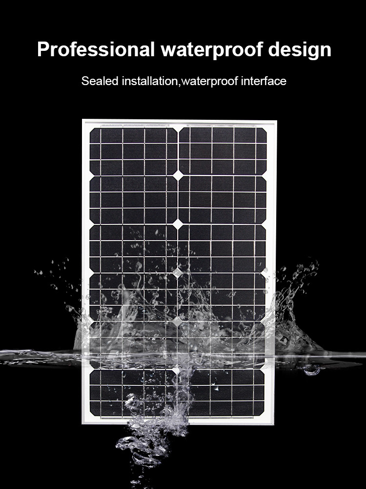 TUV 40 Watt 18V Monocrystalline Solar Panel Waterproof Durable