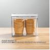 Buy cheap Fridge Storage Organizer Box Containers Hinged Lid For Shelves Cabinets, Holds Food, Snacks, Seasoning, Condiments from wholesalers