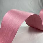 Recycled Coloured Pink Wood Veneer Harmless UV Resistant With Waterproof Glue