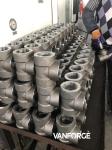 Forged Steel Pipe Fittings ANSI / ASME Socket Weld Tee Smooth Finish