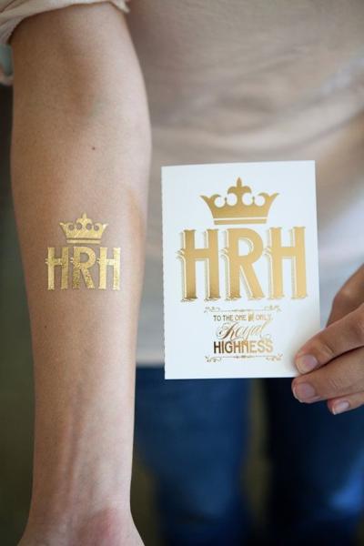 Buy cheap Gold and silver metallic temporary tattoo from wholesalers
