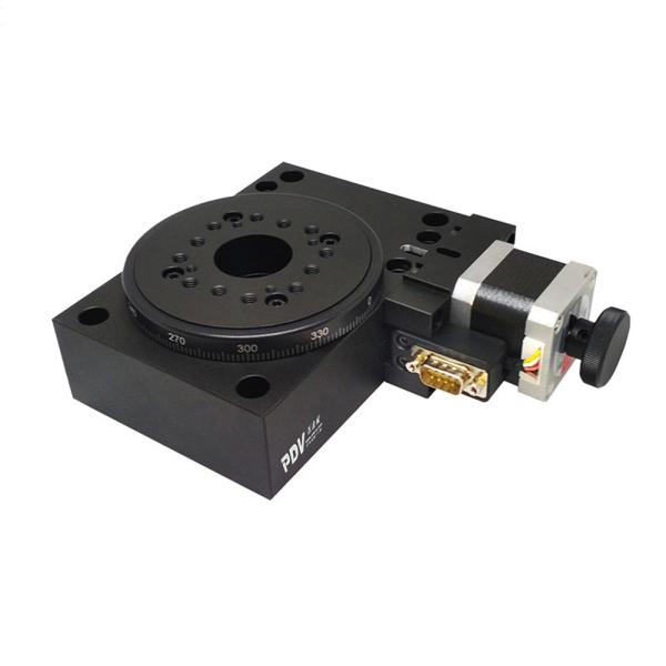 Buy cheap 100mm Electric Motorized Rotation Stage Worm Gear Durable from wholesalers